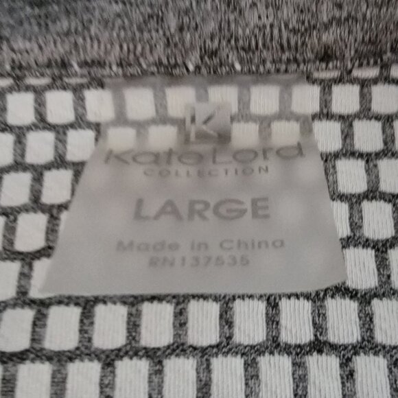 Kate Lord Grey Quarter Zip Pullover Athletic Jacket Dog Logo - L - Picture 7 of 7